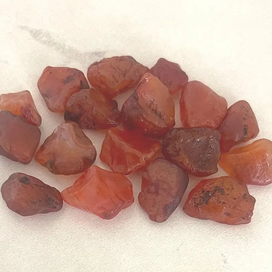 Carnelian crystals